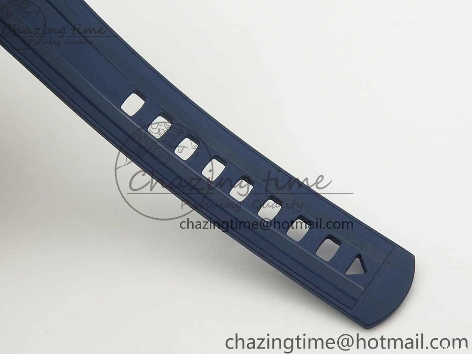 0321 Lightweight 2018 Seamaster Diver 300M VSF 1:1 Best Edition Blue Ceramic Blue Dial on Blue Rubber Strap A8800 V2 (Black Balance Wheel) 7961